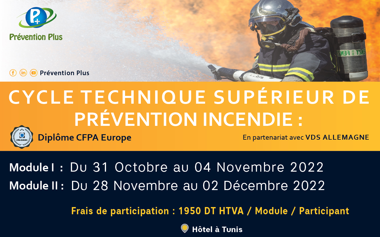 Cycle technique supérieur de prévention incendie WEB-01