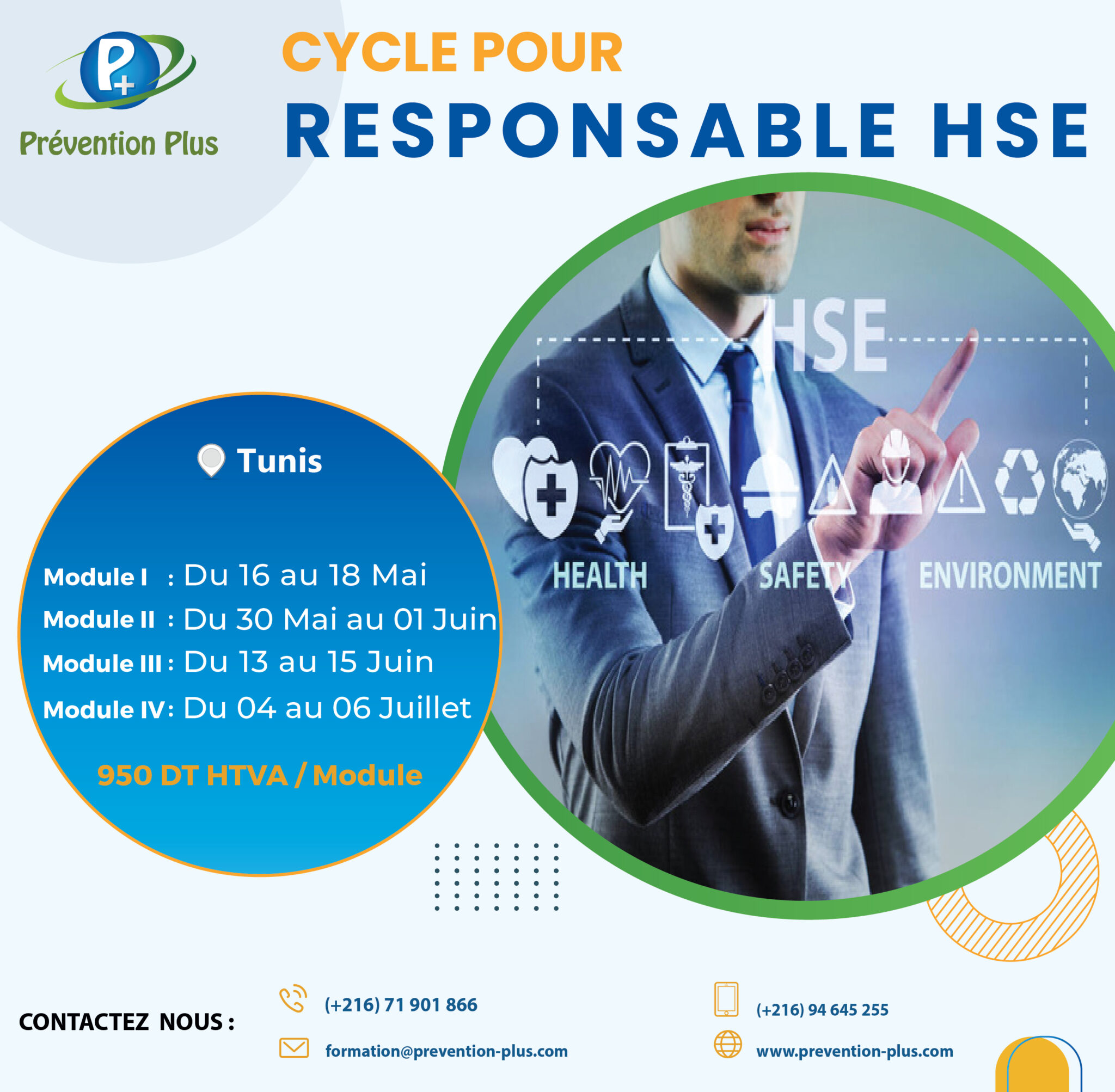 Cycle pour responsable HSE