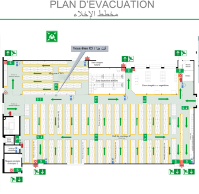 plan évacuation