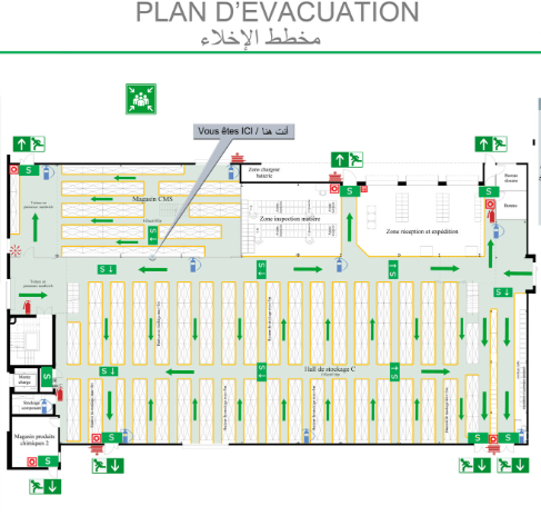 plan évacuation