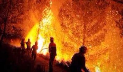 incendie en Tunisie
