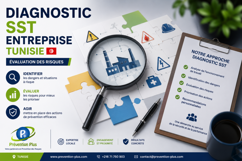 Diagnostic SST Entreprise Tunisie : évaluation des risques